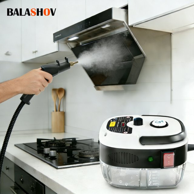 Multifunktionaler Handgehaltener Hochdruck-Dampfreiniger von BALASHOV in Rot für Haus und Auto - Bild 1