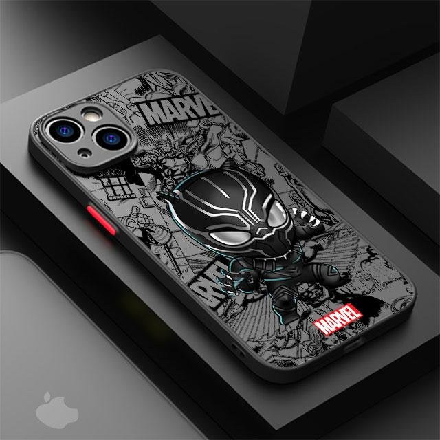 Marvel Groot und Spiderman Cartoon Handyhülle für iPhone Modelle in Multicolour - Bild 1