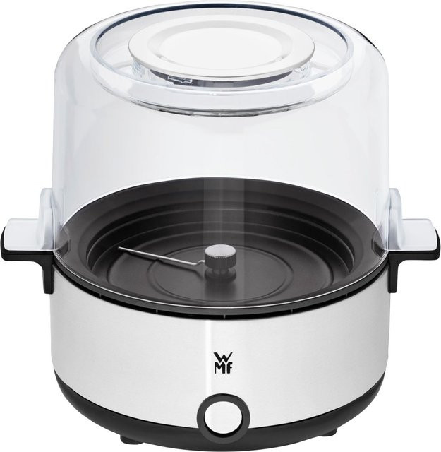 WMF Popcorn-Maker aus Edelstahl in Silber/Schwarz mit Heißluftfunktion - Bild 1