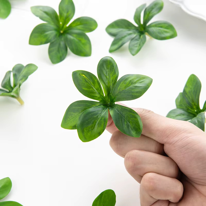 Künstliche Rosen und Glockenblätter in Grün für deine Hochzeits-, Party- und Raumdekoration - Bild 4