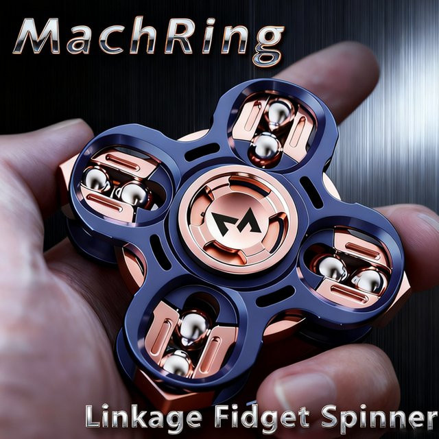 YIJOO Fidget Toy Metall-Stimmgabel Fidget Spinner - Bild 1