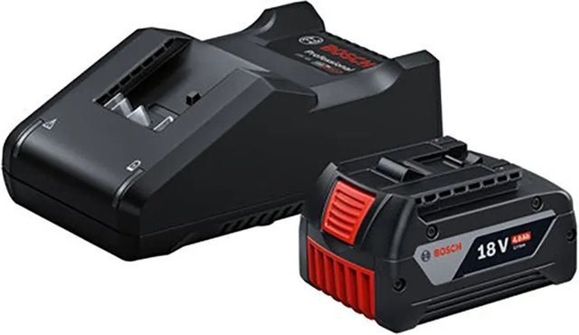 Bosch Professional Akku-Starterset mit GBA 18V 4,0 Ah Akku und GAL 18V-40 Ladegerät in Schwarz und Blau - Bild 1