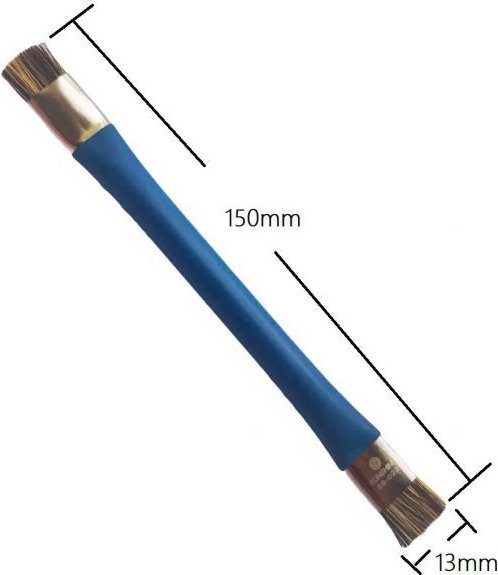 Sunshine SS-022 Antistatikbürste mit Doppelkopf in Blau für Reparatur-Werkzeuge - Bild 1