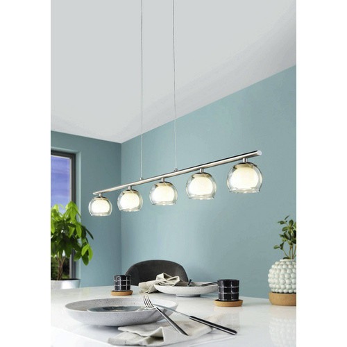 Eglo Hängeleuchte ROMAGNESE aus Stahl in Grau und Silber mit LED-Leuchtmittel - Bild 2