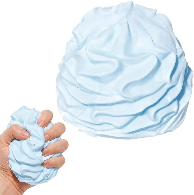 HEISS Sahne Wirbel hi Squishy Spielzeug, Weich TPR, White - Bild 1