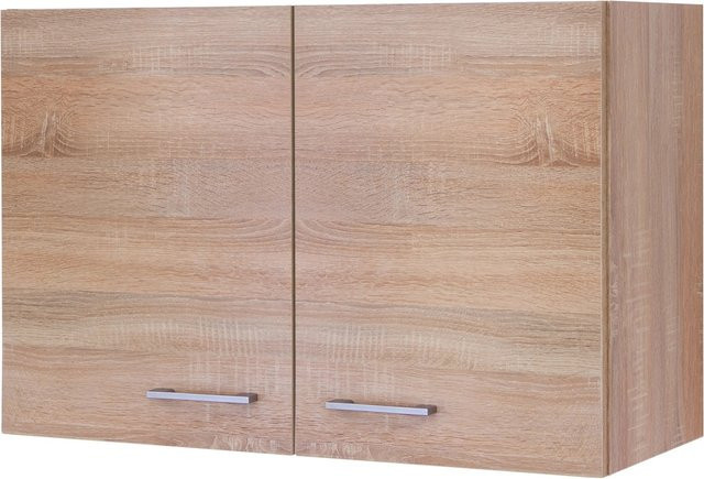 Flex-Well Hängeschrank Samoa Küchen-Oberschrank Eiche Weiß B/H/T: 80 x 55 x 32 cm - Bild 1
