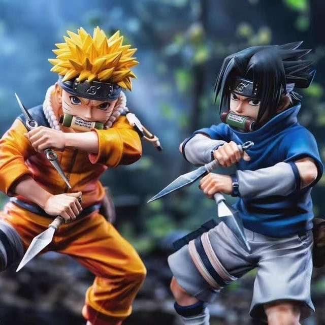 Bandai Naruto Sasuke Uzumaki Naruto Actionfiguren, Einzelfigur, Kunststoff - Bild 1