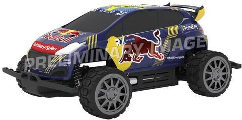 Carrera RC Red Bull Peugeot WRX 208 Elektro Rallye Modellauto im Maßstab 1:18 - Bild 1