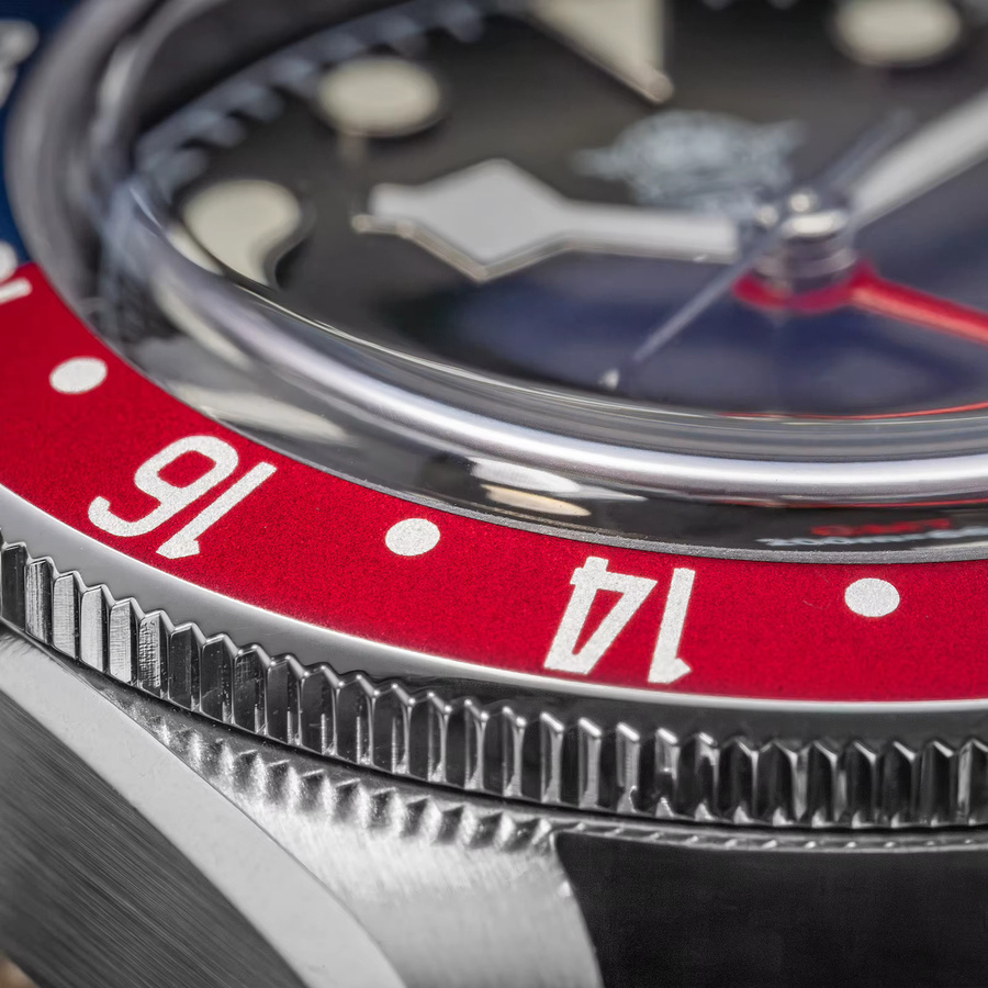 ADDIESDIVE Armbanduhr, GMT, Quarz, Edelstahl, Schwarz, Herren - Bild 2