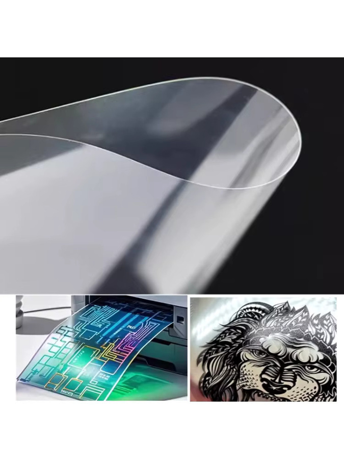 50 Blatt transparente Laserfolien für Laserdrucker und Siebdruck in A3 und A4 - Bild 5