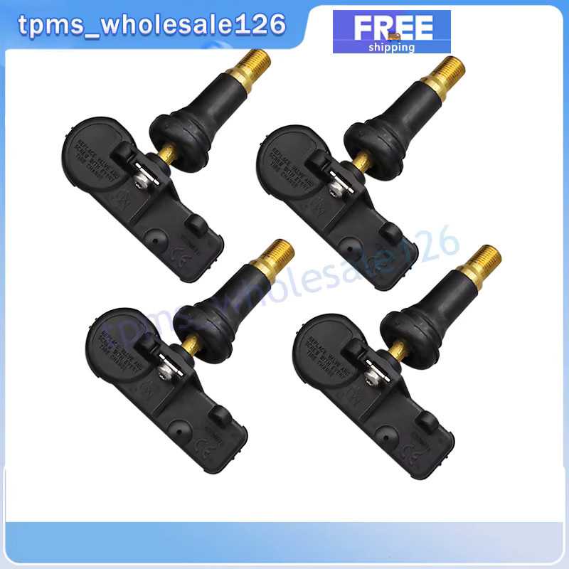 GANGLE Reifendruck Kontrollsystem TP3040001 für BAIC EH Serie EX3 EX5 Senova CC D50 D70 X35 X55 X65, 4er Set TPMS 433MHz, Schwarz - Bild 2