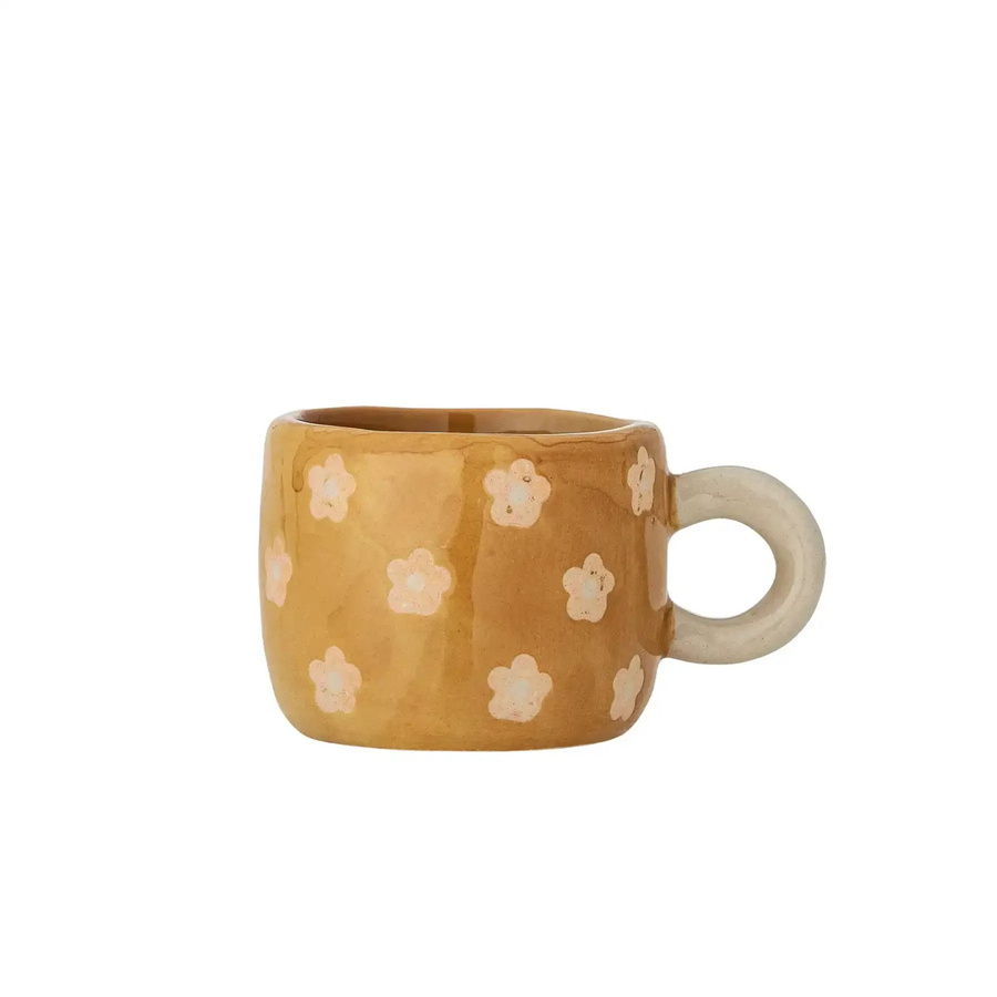 Bloomingville Becher Nini aus Steingut in Braun, 110 ml - Bild 1