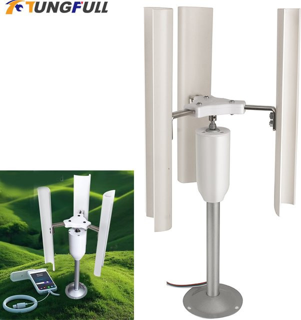 tungfull DIY Windturbinemodell mit vertikaler Achse, Windmühlenspielzeug - Bild 1
