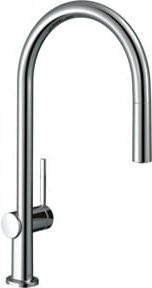Hansgrohe Spültisch-Einhebelmischer Talis M54 in Chrom mit Ausziehauslauf und schwenkbarem Auslauf - Bild 1