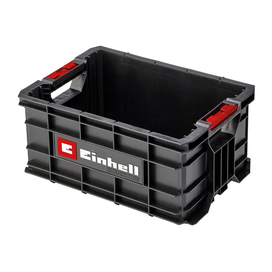 Einhell E-Case Systemkoffer unbestückt, schwarz, B: 31,4 cm, T: 44,5 cm, H: 20,6 cm - Bild 2