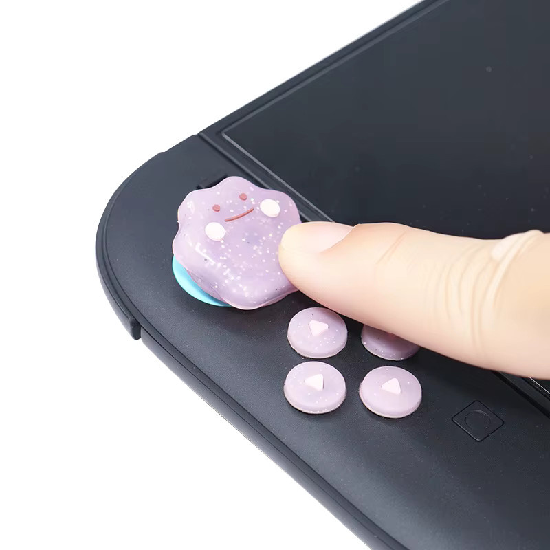 Silikon-Joystick-Kappe für Nintendo Switch Joy-Con Controller, Ditto Daumengriff-Abdeckung als Schutz für die Sticks - Bild 4