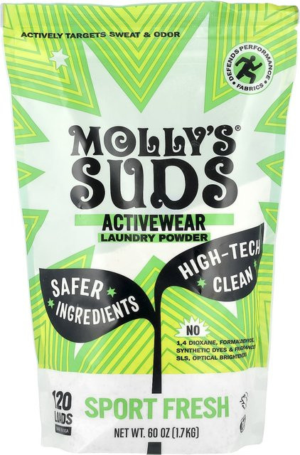 Molly's Suds Waschpulver für Sportbekleidung Sport Frische, 1,7 kg, Black - Bild 1