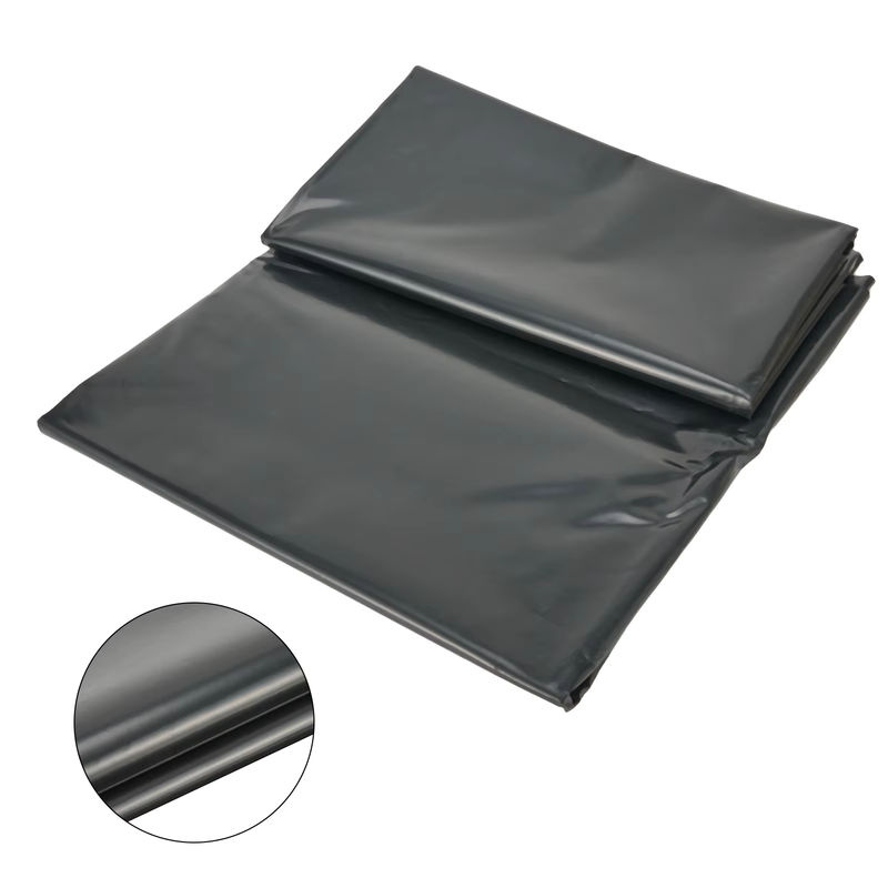 Wasserdichte HDPE Teichfolie für Fischteich und Pool, schwarze Gartenmembran, Stärke: 0,12 mm - Bild 4