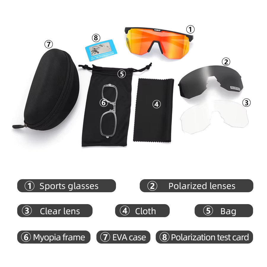 BLIZ Hero Sportsonnenbrille, polarisiert, Outdoor-Sportbrille - Bild 3