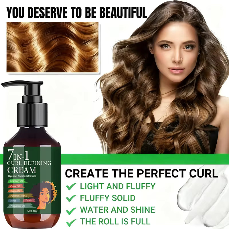 Water Ice Levin Locken-Definiercreme mit Biotin, Keratin, Kollagen, Vitamin C, 2x 100g - Bild 4