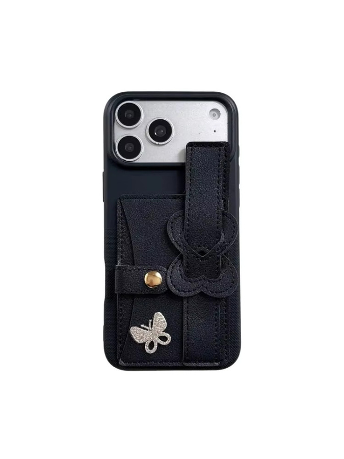 Handgelenkband-Ständer Handyhülle für Xiaomi Redmi Note Serie in Braun - Bild 5