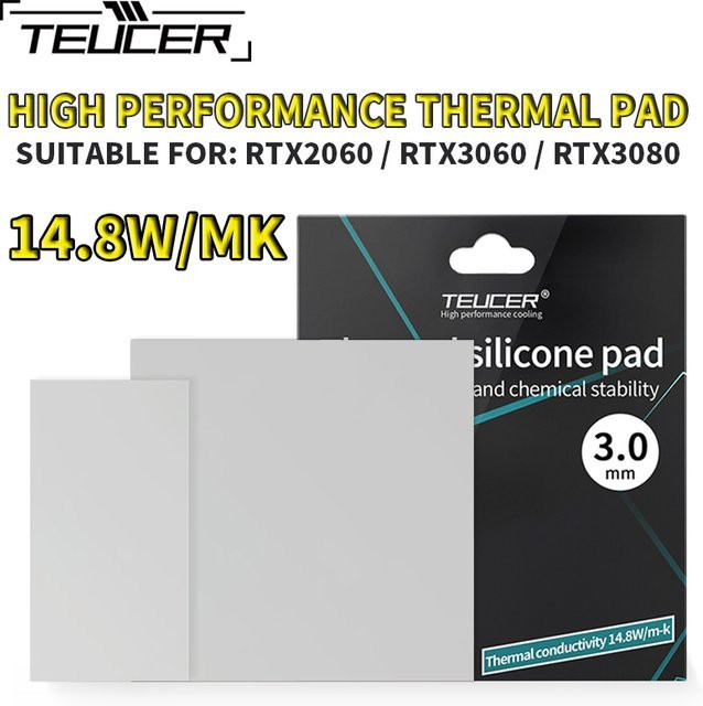 TEUCER TP400 Silikon Wärmeleitpad für CPU und GPU in Grau - Bild 1