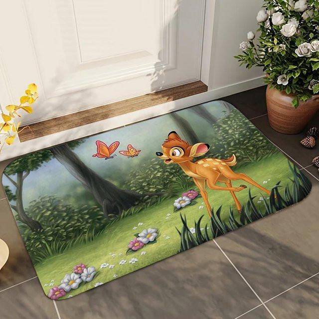 MINISO Disney Bambi Anti-Rutsch Badezimmer-Saugmatte, B/B: 40 x 60 cm, Mehrfarbig - Bild 1