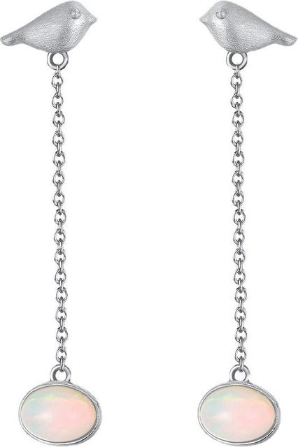 Ohrringe 925 Silber, Opal, Damen - Bild 1