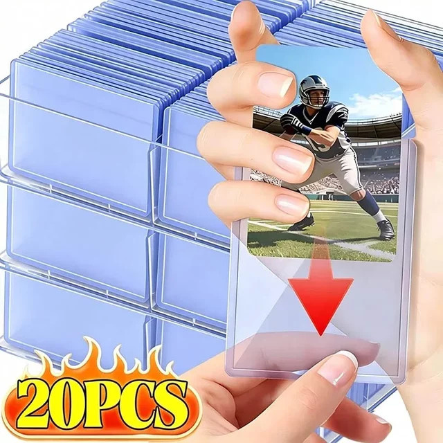 Transparente Toploader aus PVC für Kpop Idol Fotokarten und Sammelkarten zum Schutz vor Kratzern, 20 Stück - Bild 1