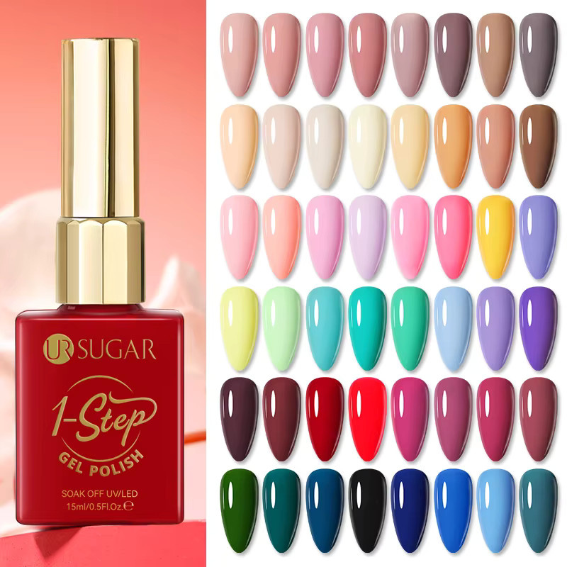 UR SUGAR 1 Gel-Nagellack, Rot, Glänzend, 15 ml - Bild 7