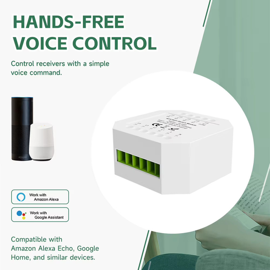 Tuya WiFi Smart Switch Modul für Home Automation, 1-4 Kanäle, 16A Max. Last, Farbe: Weiß, kompatibel mit Tuya oder Smart Life App - Bild 2
