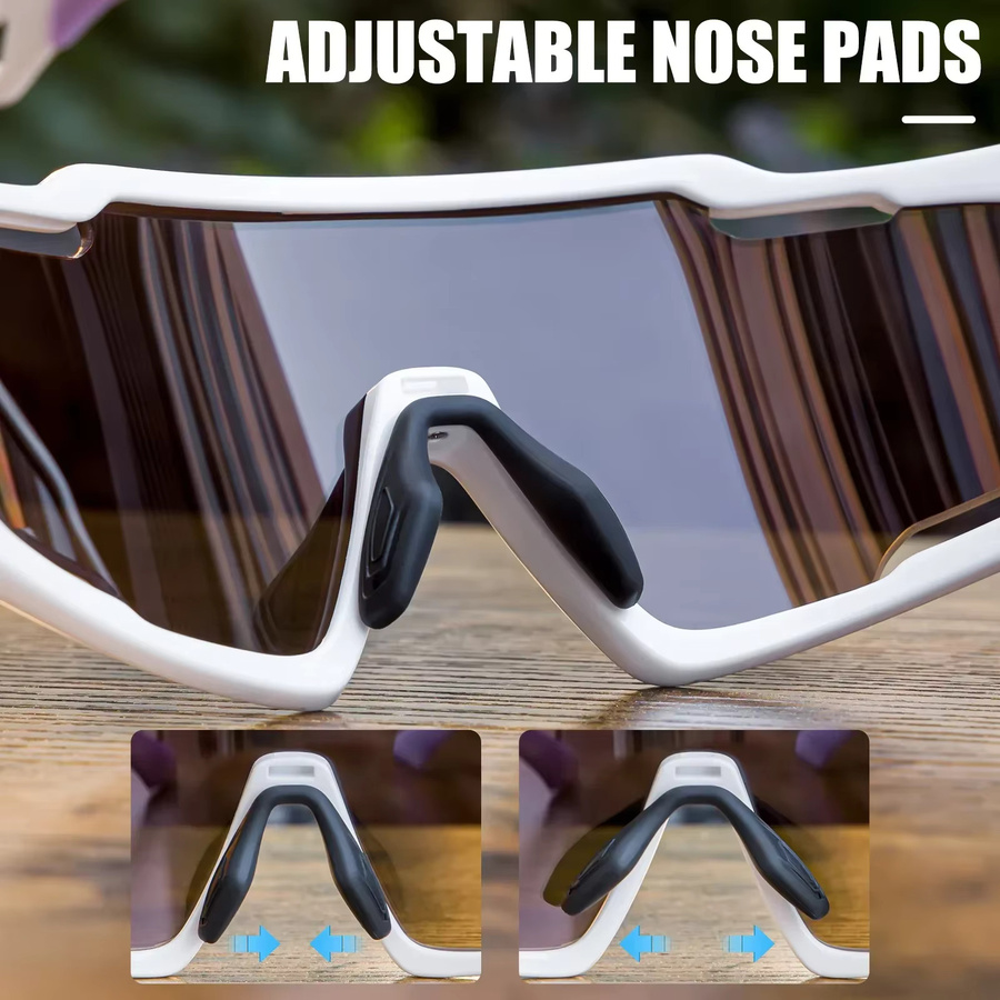 SCVCN Photochrome Sonnenbrille, Vollrand, Unisex, Kunststoff - Bild 4