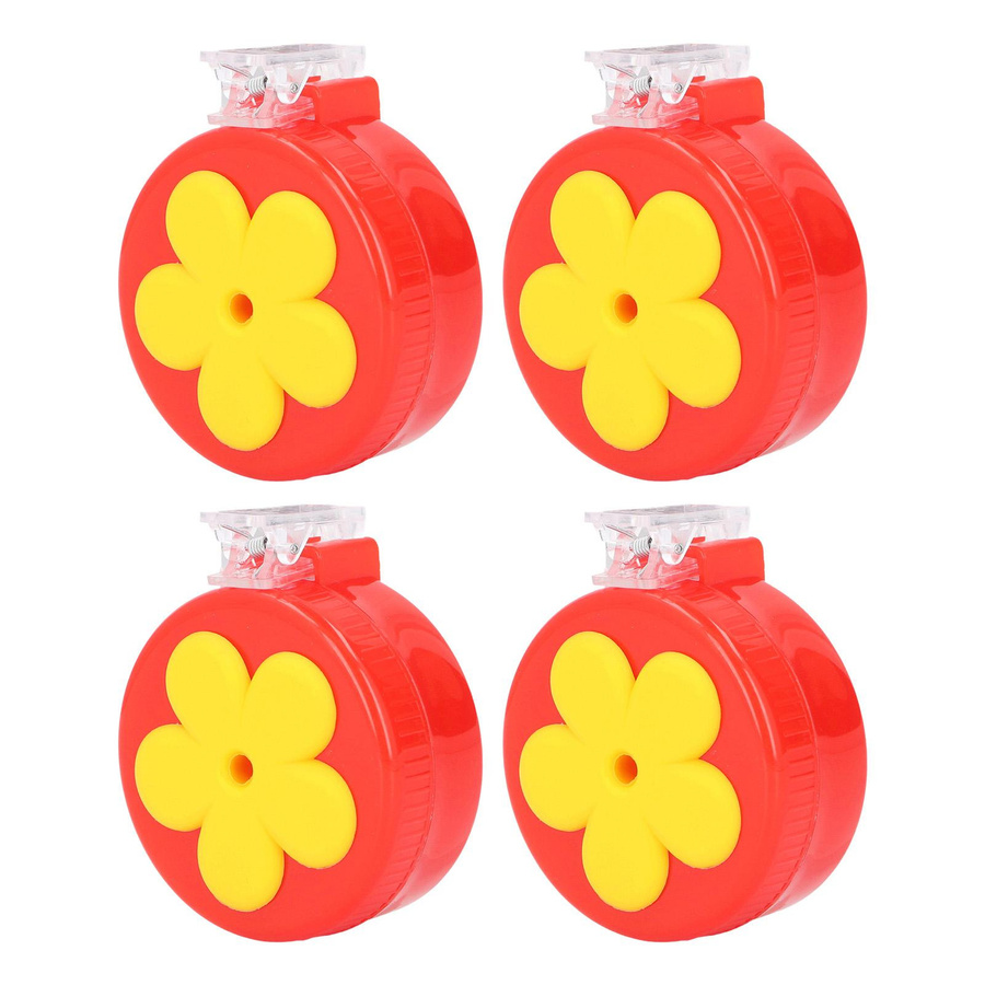 4 Stück Kolibri-Clip-Futterspender aus ABS mit Bürsten für Blumen, tragbar und handgehalten - Bild 2