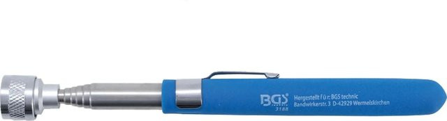 BGS Magnetheber mit 3 kg Zugkraft in Blau, Länge: 65 cm - Bild 2
