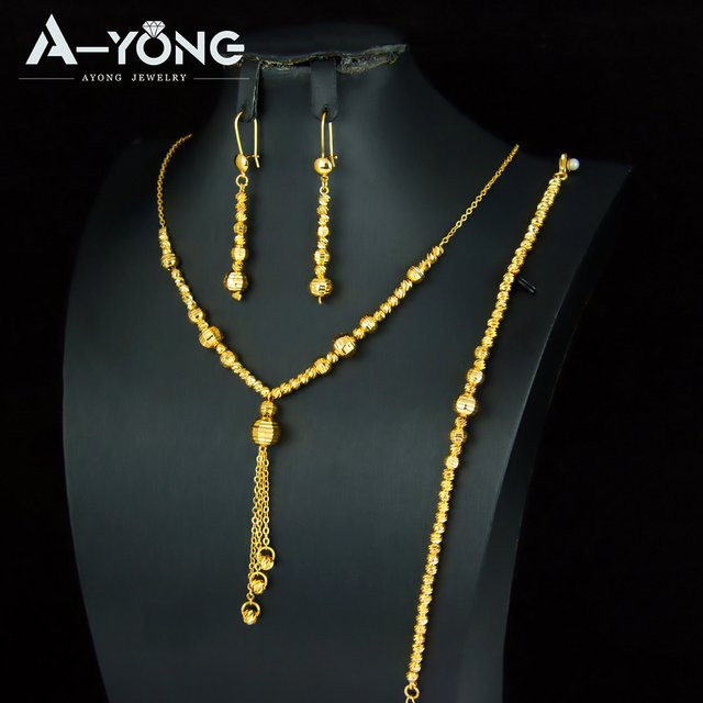 A-YONG AYONG JEWELRY Schmuck-Set, Perle, Gold, Damen - Bild 1
