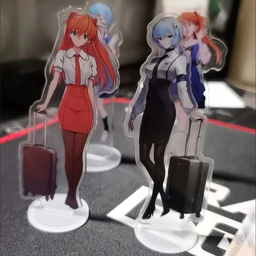Bandai Evangelion Ayanami Rei Asuka Langley Soryu, Acryl Stand Figur - Bild 3