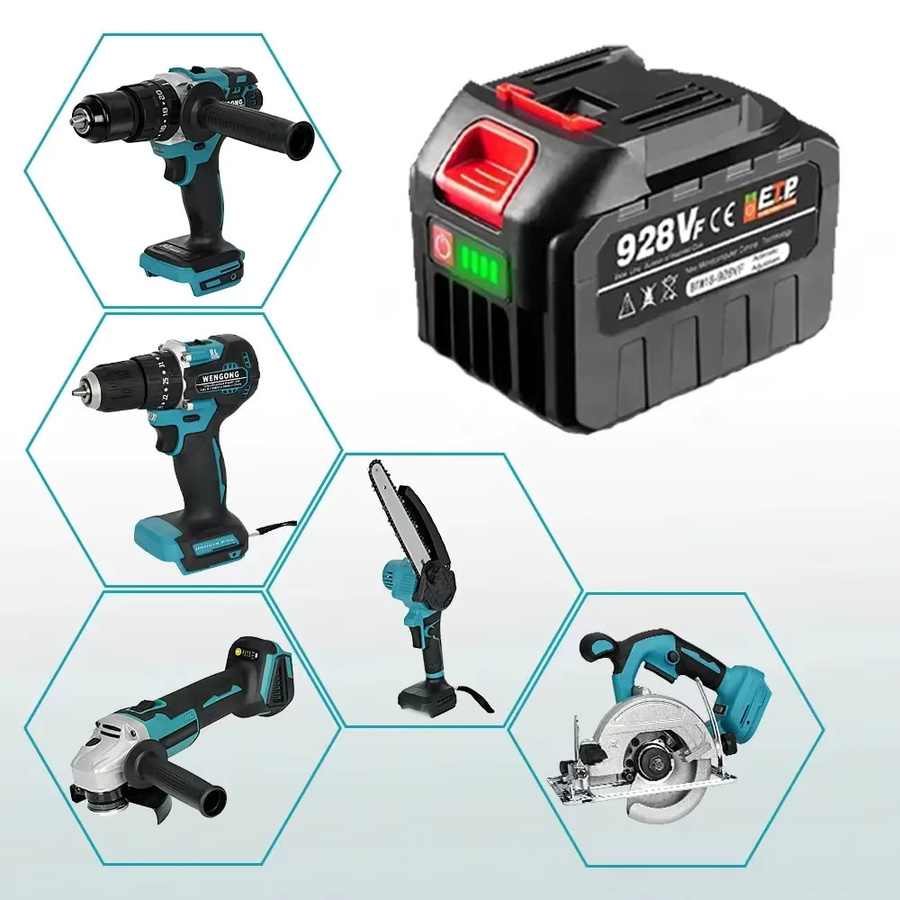 Makita 928VF Akku 18V 21V 22500mAh wiederaufladbarer Lithium-Ionen-Akku mit LED-Leistungsanzeige für Elektrowerkzeuge - Bild 3