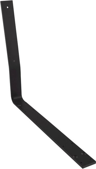 Simausrom Traverse ohne Lehne für Bankkufe aus Stahl in Schwarz Matt RAL 9005, Breite: 57,1 cm - Bild 1