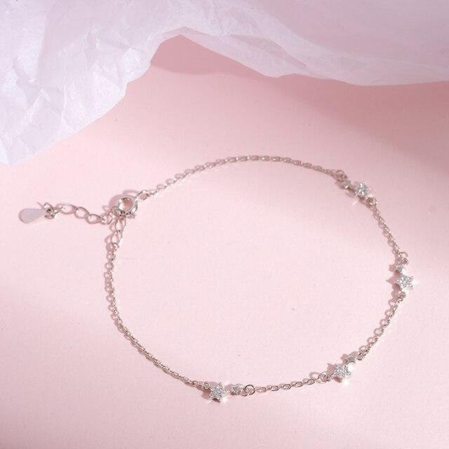 Wucifang Jewelry Armband, 925 Silber, Zirkonia, Damen, Stern - Bild 1