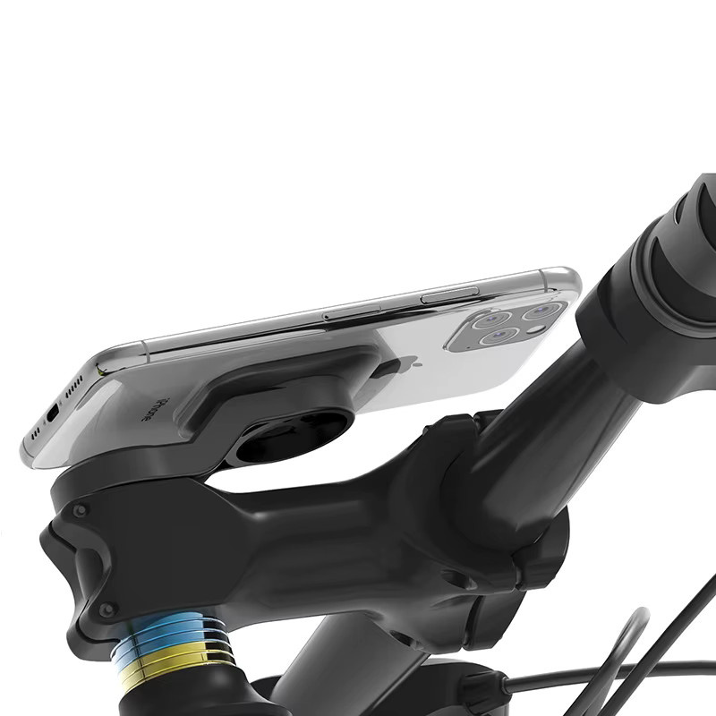 Universal Garmin Fahrrad-Handyhalterung mit 3M Klebestreifen und GPS-Adapter in Schwarz - Bild 5