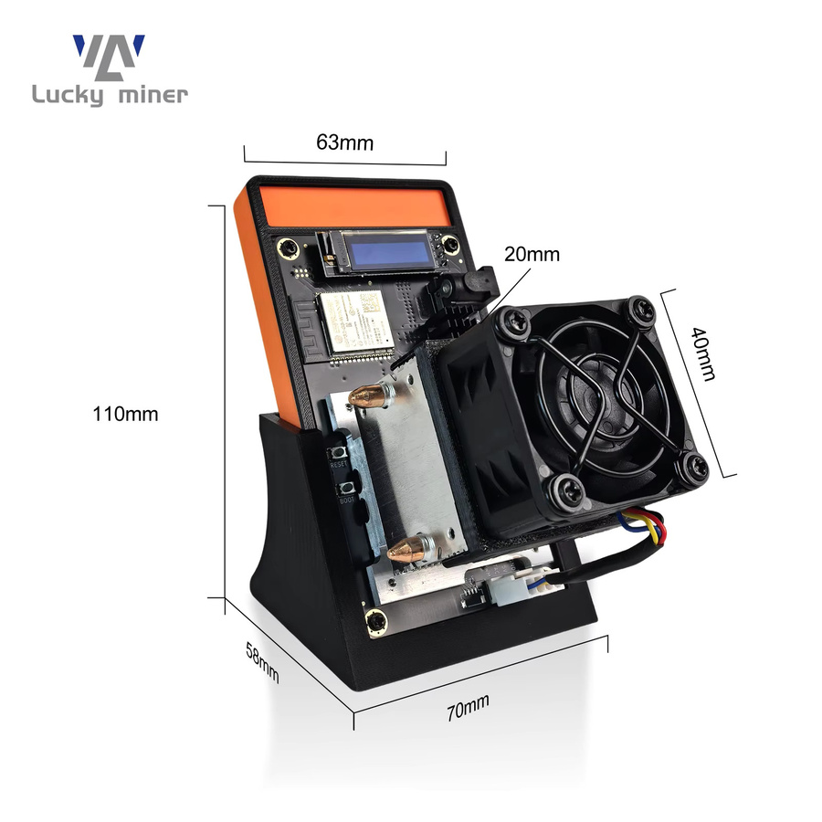 Lucky Miner Gamma 601/602 2026 BTC Miner SHA-256 Bitcoin-Mining-ASIC-Maschine mit 1,7-1,8 TH/s und 25W Ultra-Stromsparmodus - Bild 2