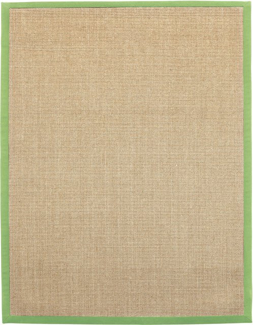 Heine Home Sisalteppich in Beige und Grün, rechteckig und rutschfest - Bild 1