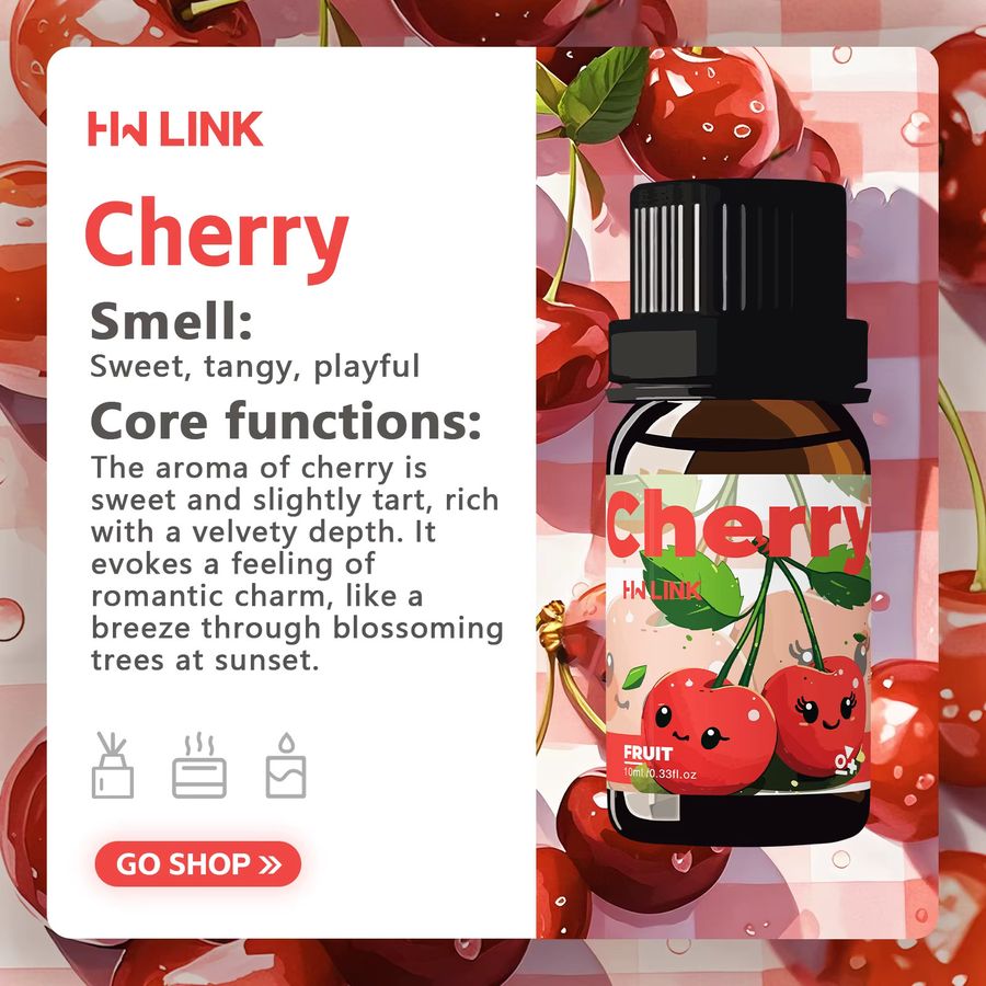 HWLINK Ätherisches Kirschöl für Aromatherapie und Hautpflege, 10 ml - Bild 3