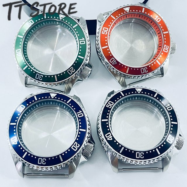 CHIKUANG Uhrengehäuse Edelstahl, Schwarz, Herren, 42 mm - Bild 1