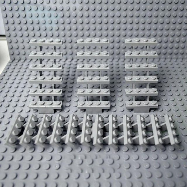 MOC Ziegel Treppe, 4-teiliges Set, ab 6 Jahren - Bild 1