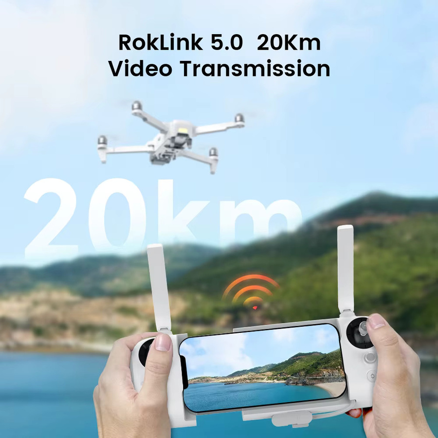 FIMI X8T Drohne mit Wärmebildkamera, Dreifach-Kamera-Gimbal, RokLink 5.0 20km Übertragung, KI-Super-Nachtvideo und 4K GPS Quadcopter - Bild 4