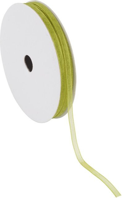 VBS Organzaband in Grün, Breite: 0,3 cm - Bild 1
