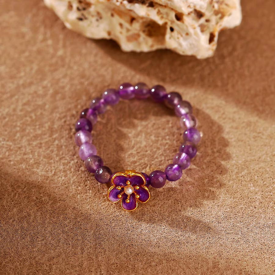 Ring Amethyst, Turmalin, Bunt, Unisex - Bild 2