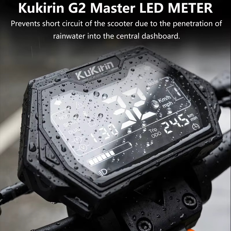 Original LCD-Display für Kukirin G2 Master Elektroroller, Digitaler Tacho-Bildschirm in Schwarz, Version A (6-Pin) und B (7-Pin) - Bild 3