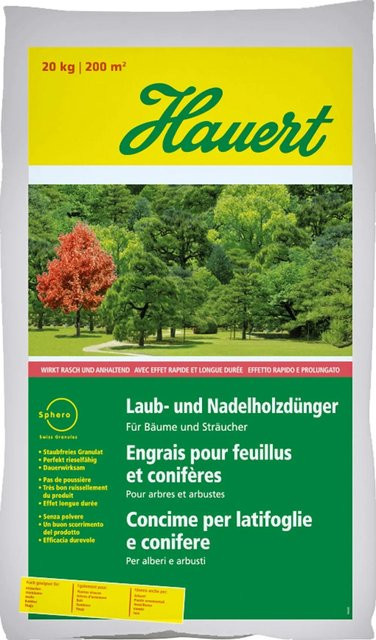 Hauert Laub- und Nadelholzdünger Slow-Release, 20 kg - Bild 1